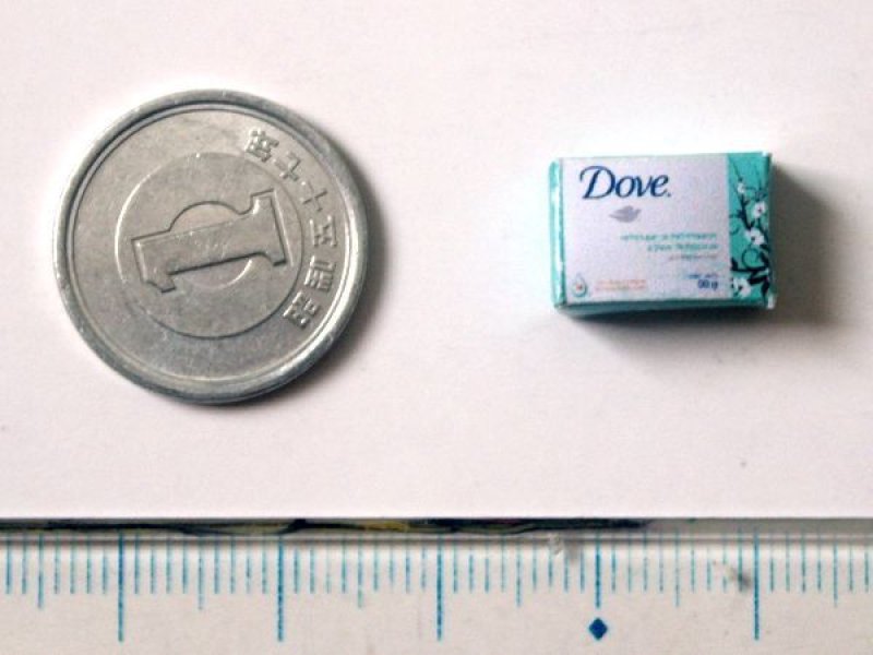 ミニチュア　1/12サイズのパッケージ