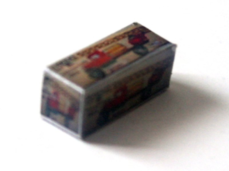 ミニチュア　1/12サイズのパッケージ