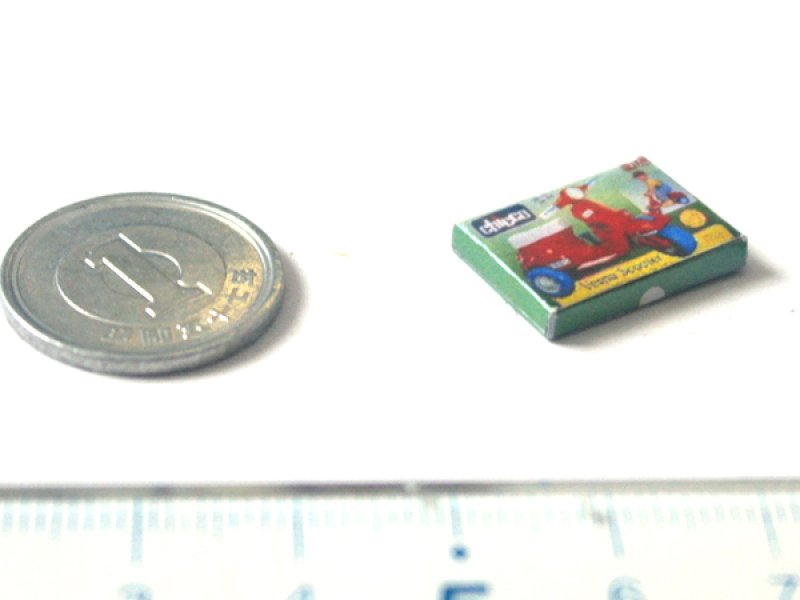 ミニチュア　1/12サイズのパッケージ