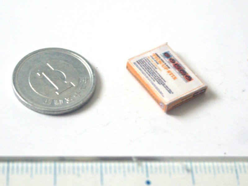 ミニチュア　1/12サイズのパッケージ