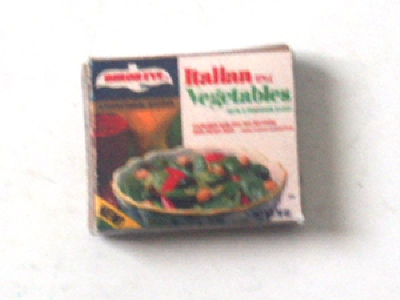 ミニチュア　1/12サイズのパッケージ