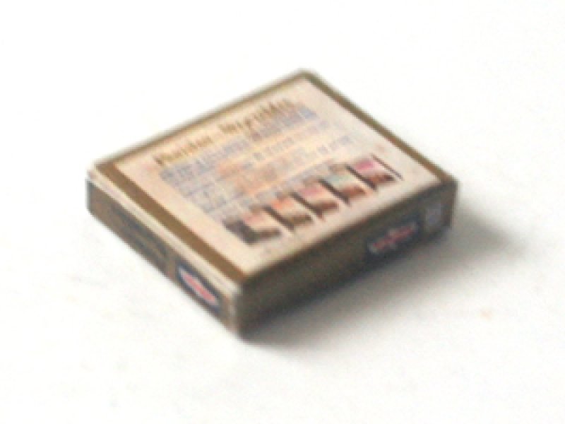 ミニチュア　1/12サイズのパッケージ