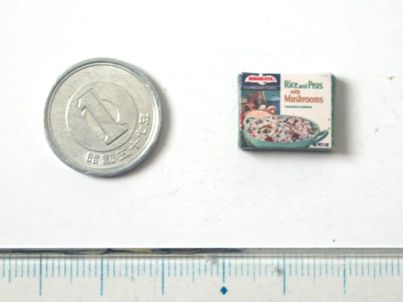 ミニチュア　1/12サイズのパッケージ