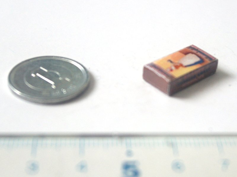 ミニチュア　1/12サイズのパッケージ