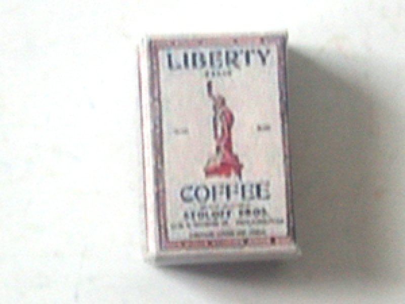 ミニチュア　1/12サイズのパッケージ