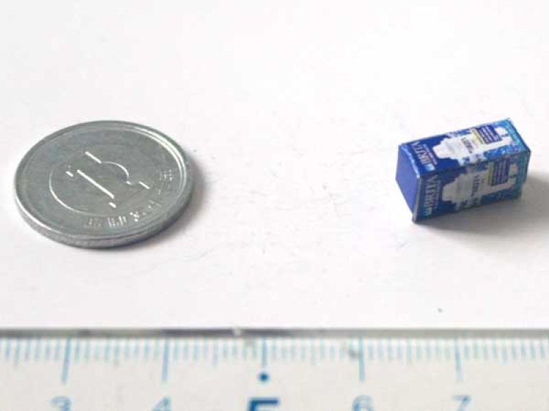 ミニチュア　1/12サイズのパッケージ