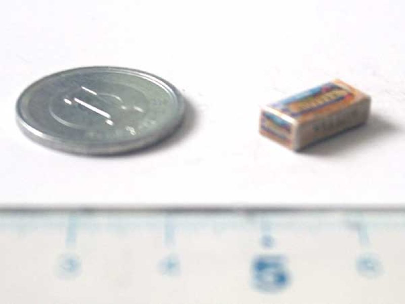 ミニチュア　1/12サイズのパッケージ