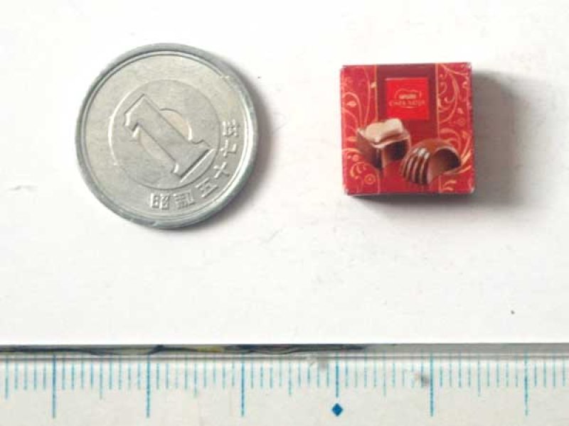 ミニチュア　1/12サイズのパッケージ