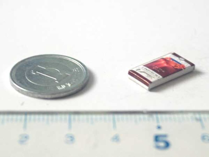 ミニチュア　1/12サイズのパッケージ