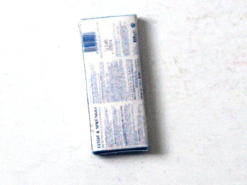 ミニチュア　1/12サイズのパッケージ