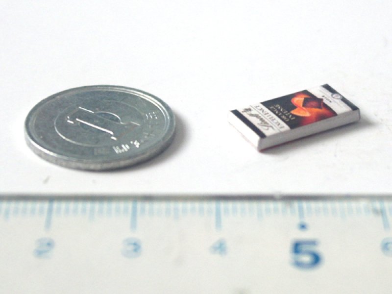 ミニチュア　1/12サイズのパッケージ