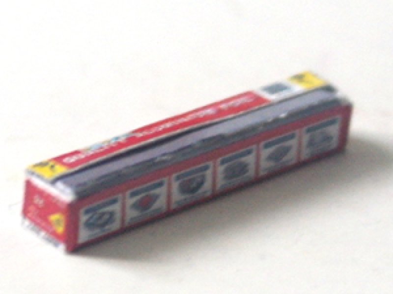 ミニチュア　1/12サイズのパッケージ