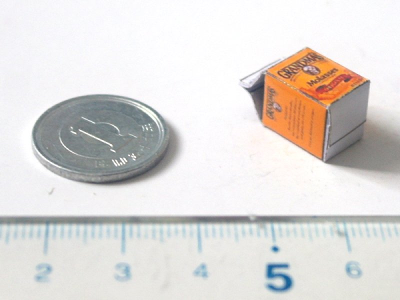 ミニチュア　1/12サイズのパッケージ