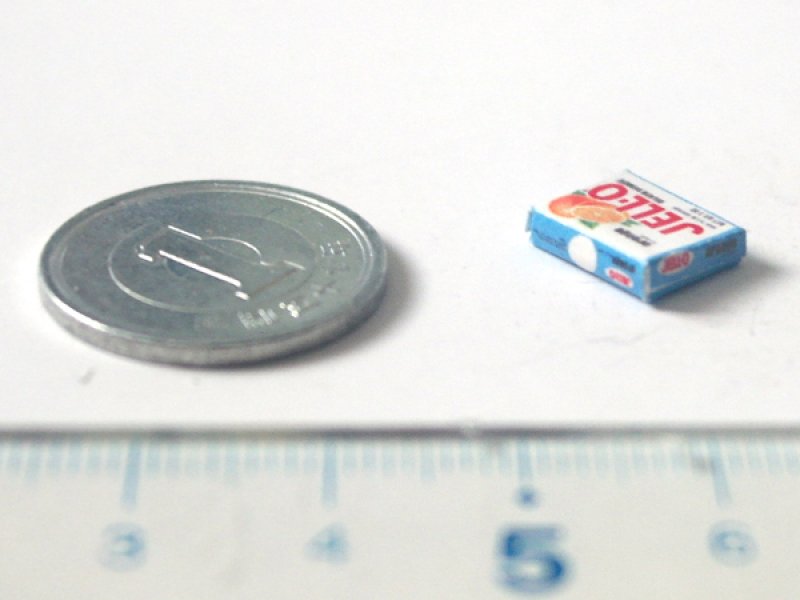 ミニチュア　1/12サイズのパッケージ