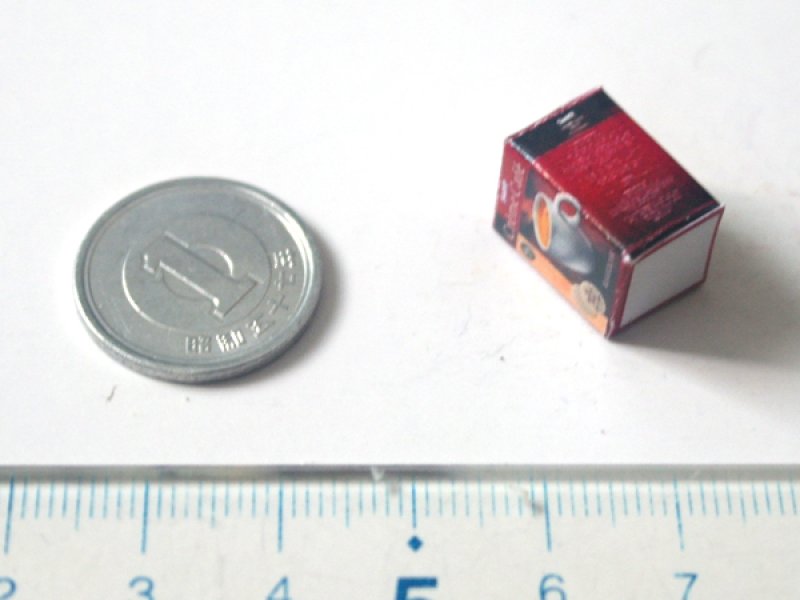 ミニチュア　1/12サイズのパッケージ