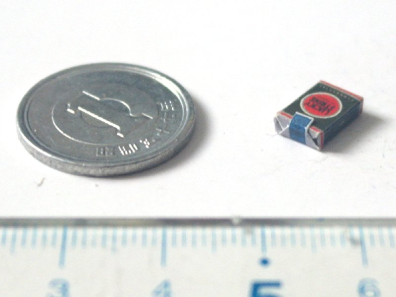 ミニチュア　1/12サイズのパッケージ