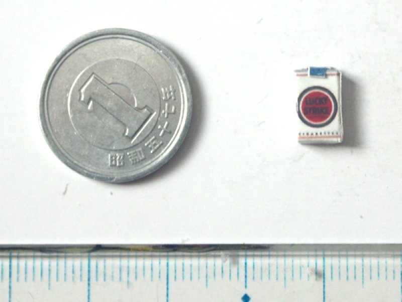 ミニチュア　1/12サイズのパッケージ