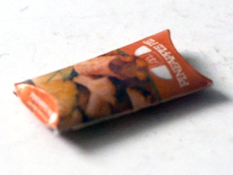 ミニチュア　1/12サイズのパッケージ