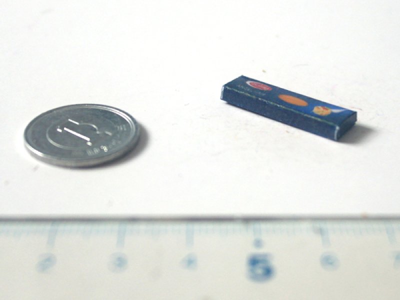 ミニチュア　1/12サイズのパッケージ