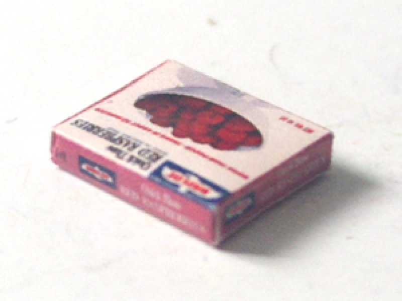 ミニチュア　1/12サイズのパッケージ