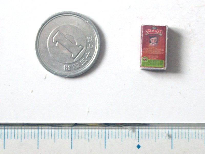 ミニチュア　1/12サイズのパッケージ