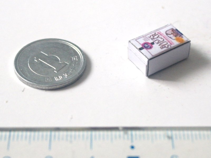 ミニチュア　1/12サイズのパッケージ