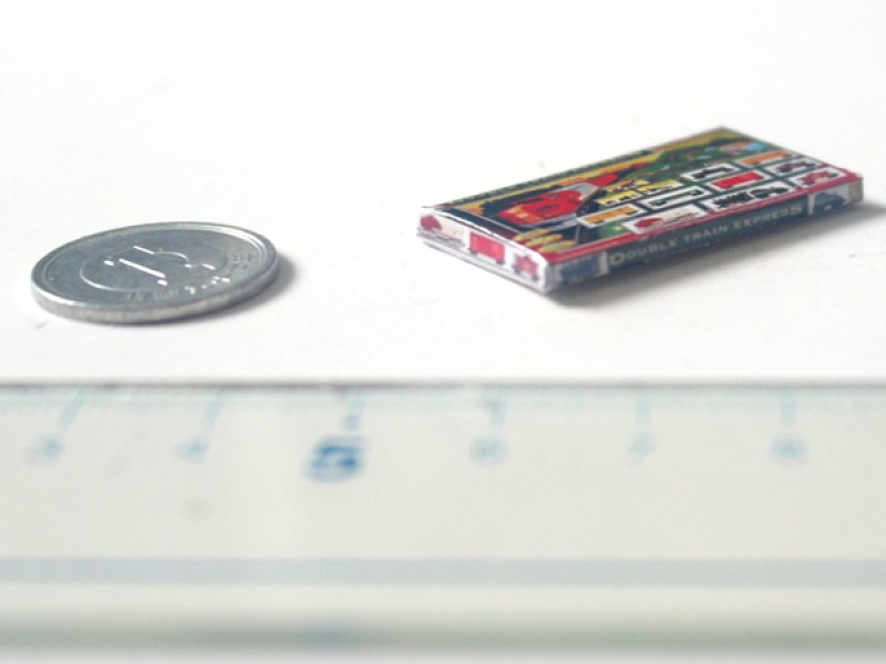 ミニチュア　1/12サイズのパッケージ