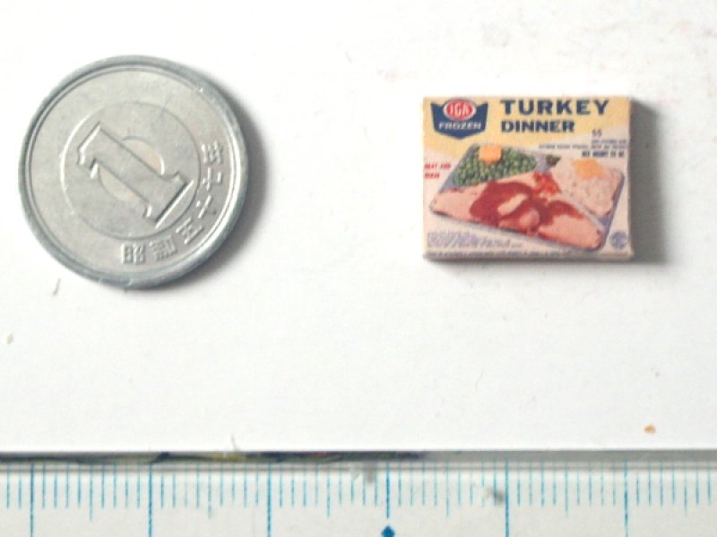 ミニチュア　1/12サイズのパッケージ