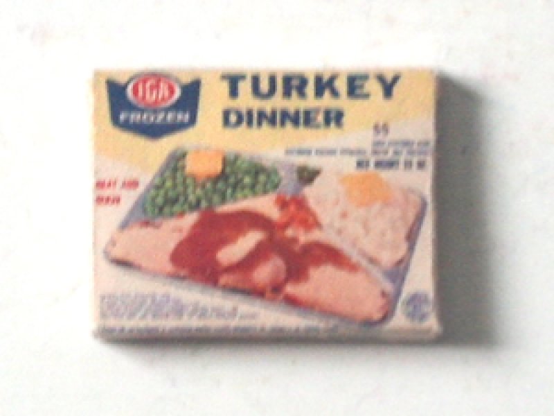 ミニチュア　1/12サイズのパッケージ