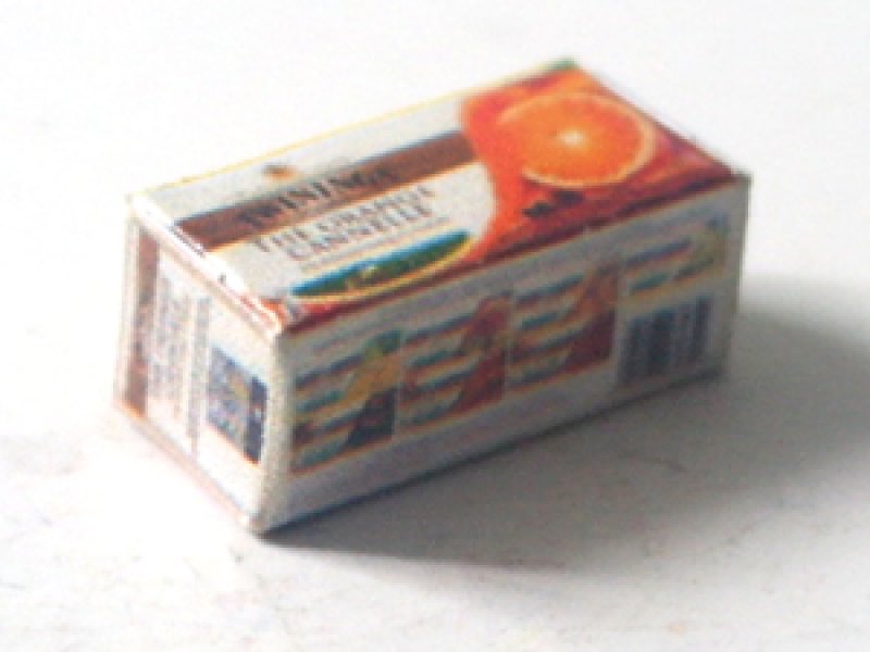 ミニチュア　1/12サイズのパッケージ