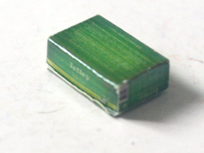 ミニチュア　1/12サイズのパッケージ