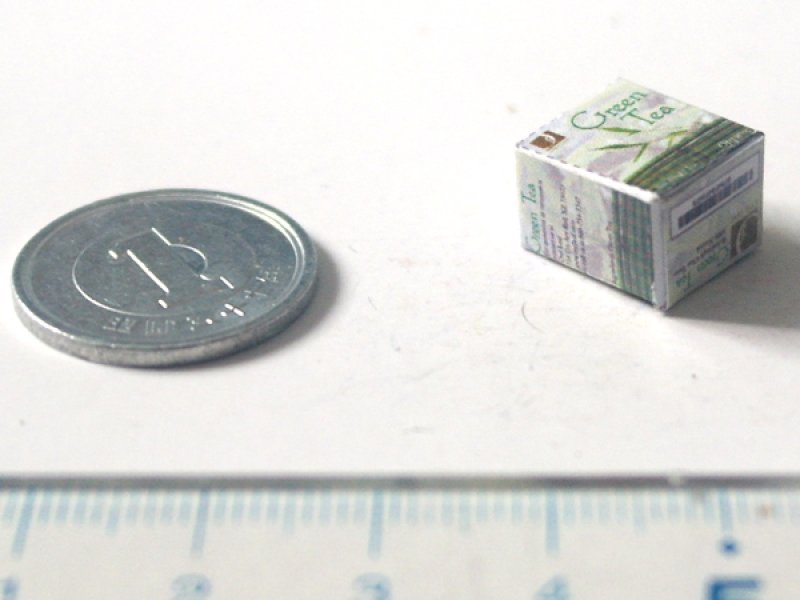 ミニチュア　1/12サイズのパッケージ