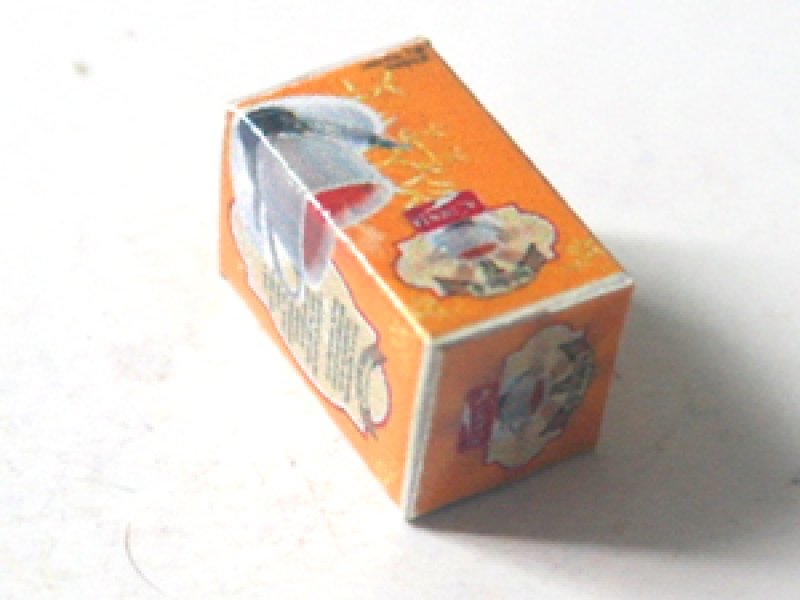 ミニチュア　1/12サイズのパッケージ