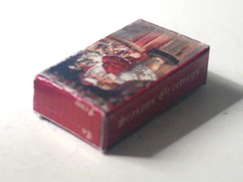 ミニチュア　1/12サイズのパッケージ