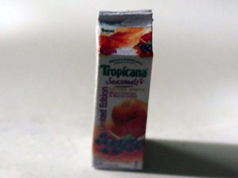 ミニチュア　1/12サイズのパッケージ