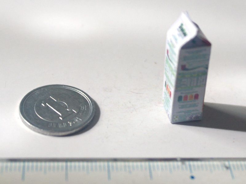 ミニチュア　1/12サイズのパッケージ
