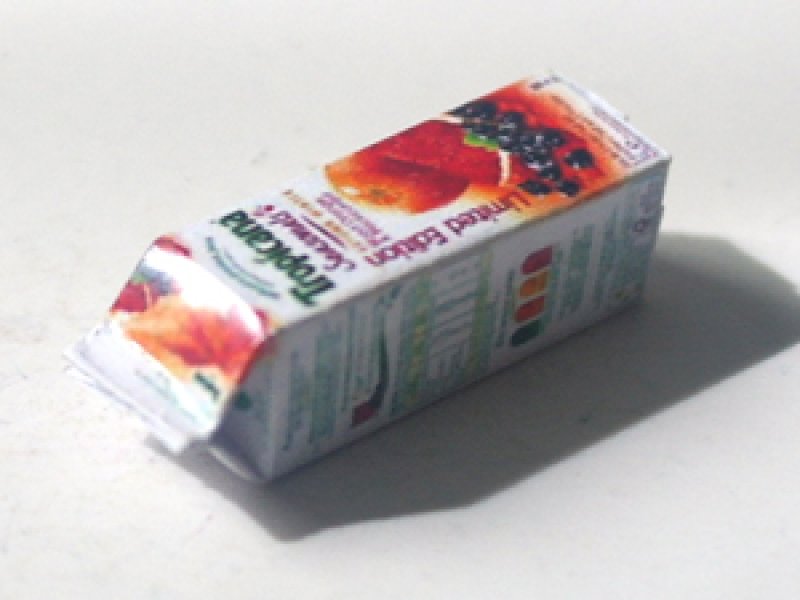 ミニチュア　1/12サイズのパッケージ