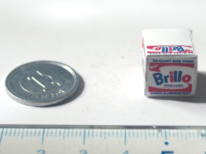 ミニチュア　1/12サイズのパッケージ