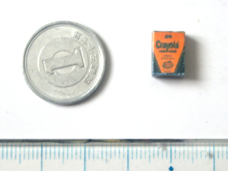 ミニチュア　1/12サイズのパッケージ