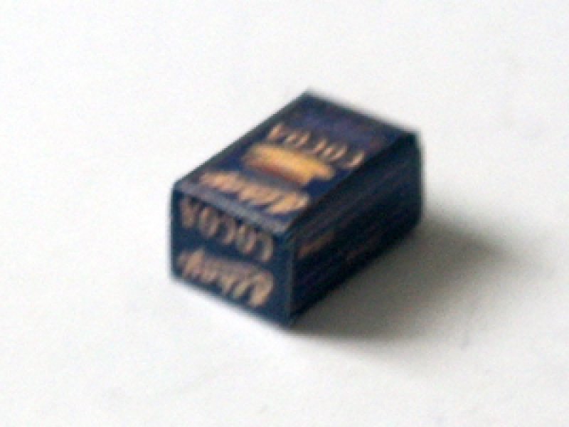 ミニチュア　1/12サイズのパッケージ