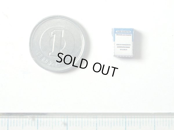 ミニチュア　1/12サイズのパッケージ