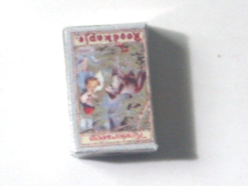 ミニチュア　1/12サイズのパッケージ