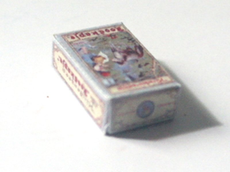 ミニチュア　1/12サイズのパッケージ