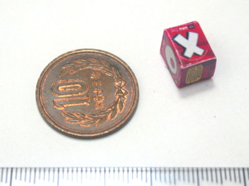 ミニチュア　1/12サイズのパッケージ