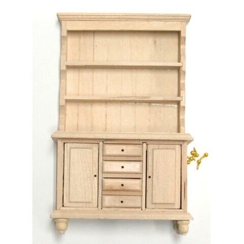 画像6: ドレッサー（飾り棚）　未塗装 (6)