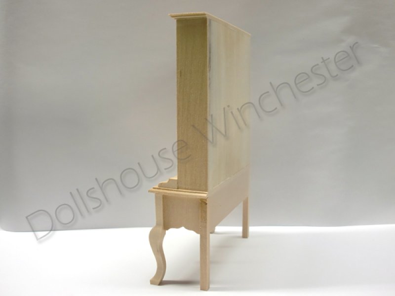 画像3: ドレッサー（食器飾り棚）　クィーン・アン　未塗装 (3)