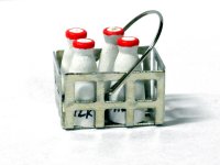 ミルク４本セット バスケット入り