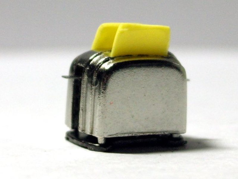 画像1: トースター　食パン2枚付き (1)