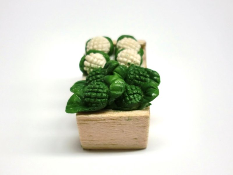 画像2: ベジタブル（カリフラワー&ブロッコリー）　クレート (2)