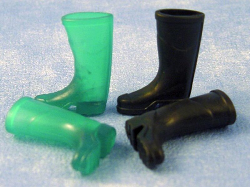 画像1: 長靴　ブラック